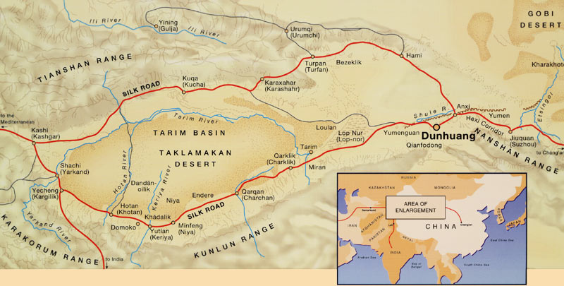 Dunhuang Map Locator