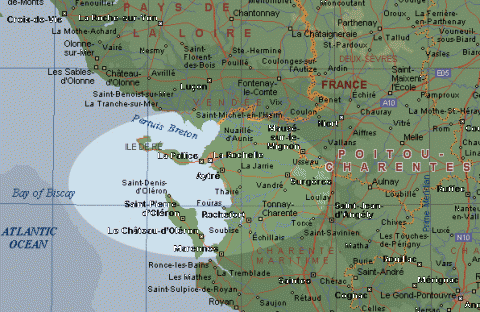 La Rochelle  Map