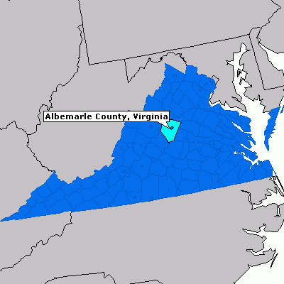 Albemarle County Map Locator