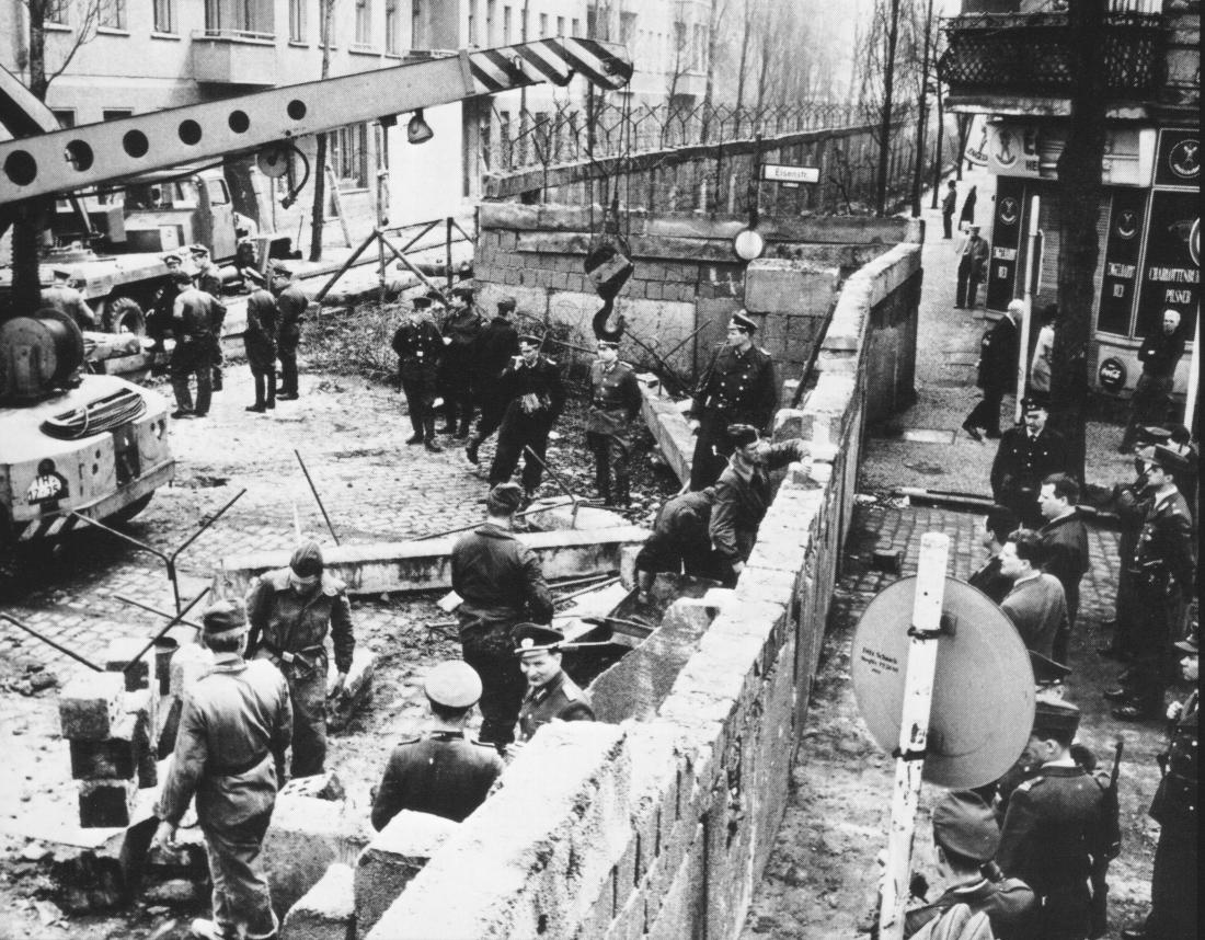 Berlin Wall Erected