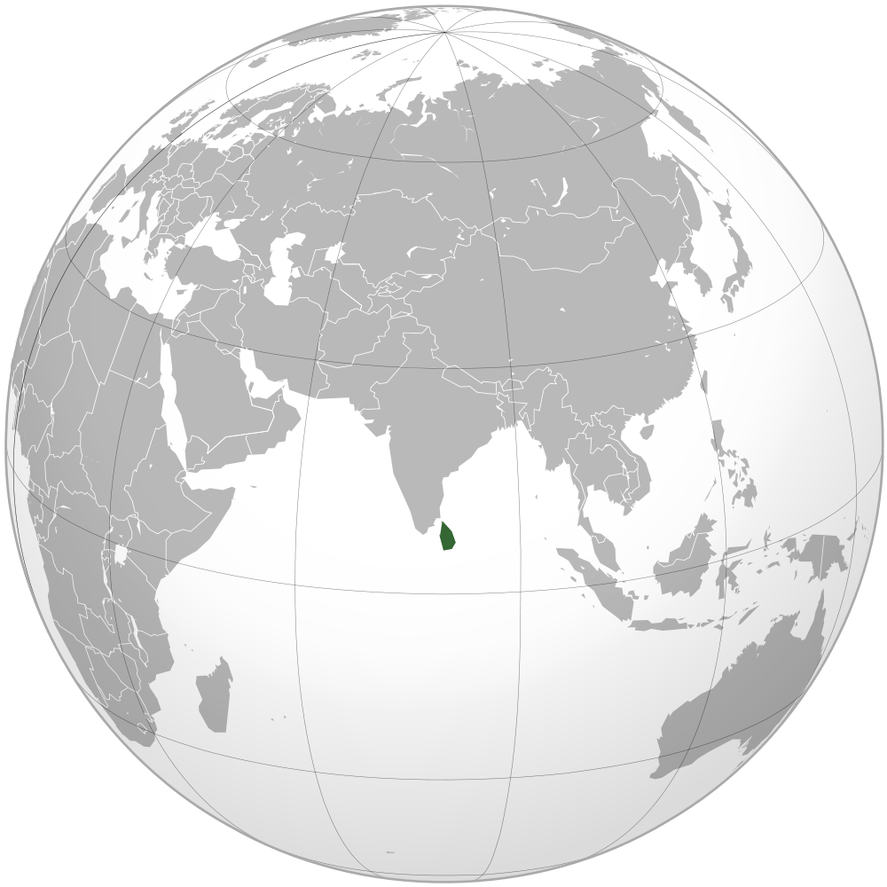 Sri Lanka - Map Locator