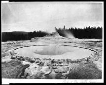 Crater of the Castle Geyser - by William Henry Jackson