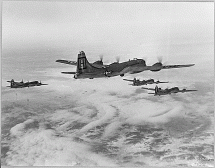B-29s on a Mission Over Korea