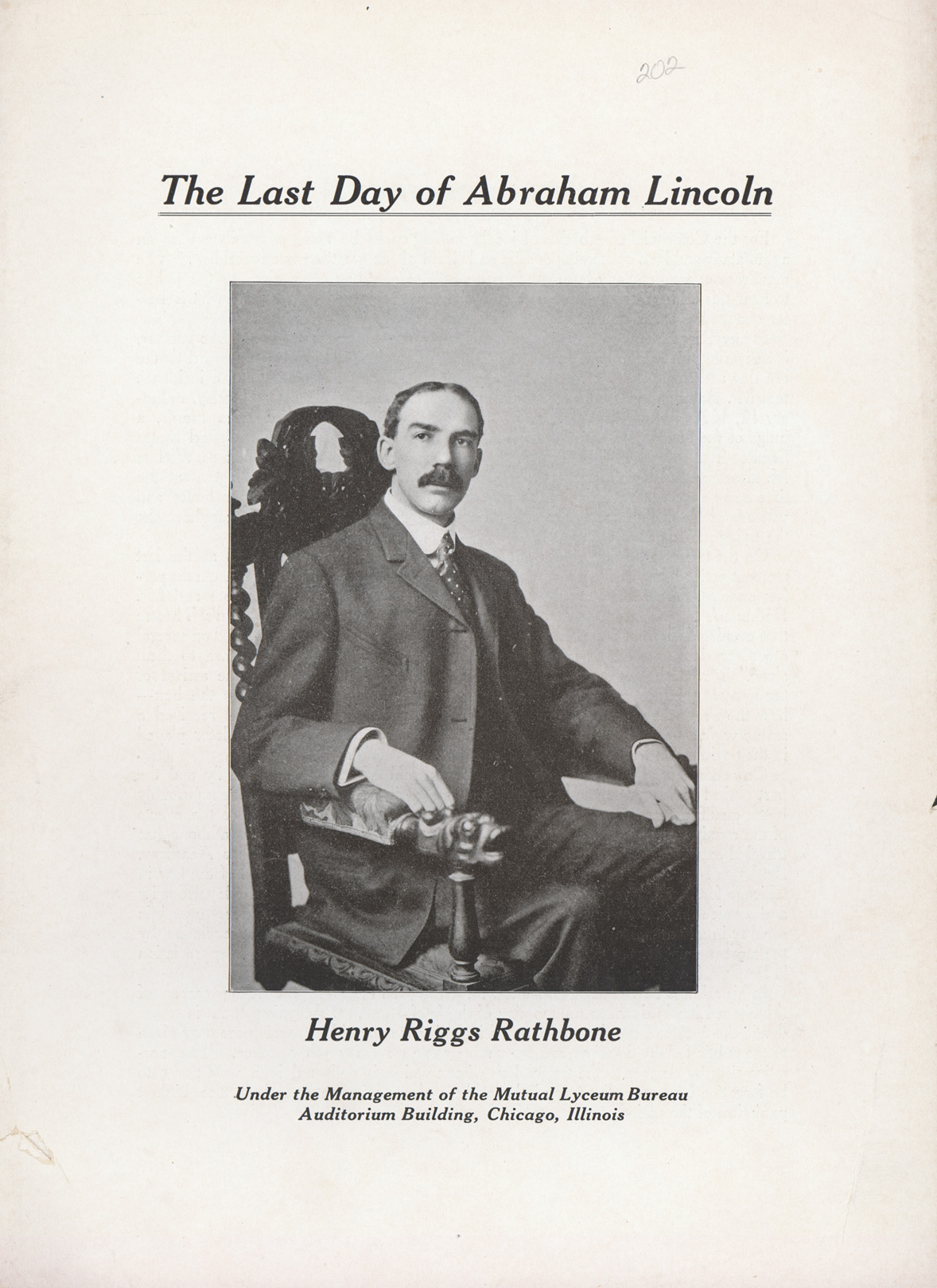 The Last Day of Abraham Lincoln - by Henry Riggs Rathbone