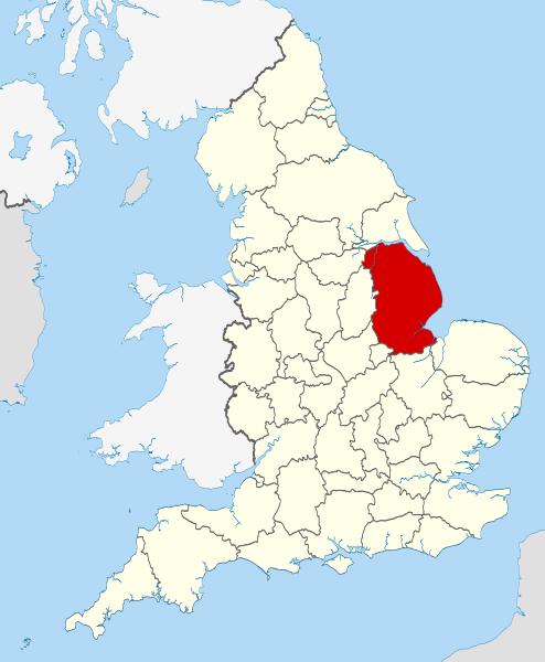 Lincolnshire - Map Locator