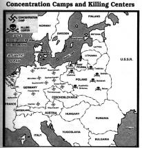 Concentration Camps and Killing Centers - Map