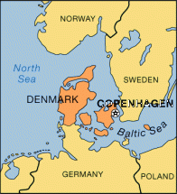 Copenhagen - Its Location in Denmark