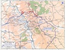 Map Depicting the Verdun Area