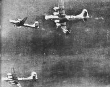 U.S. Bombers Without Japanese Force After U.S. Took Iwo Jima