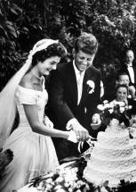 The Kennedys on Their Wedding Day