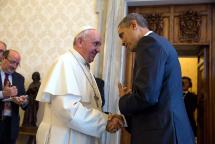Pope Francis with U.S. President Barack Obama, 27 March 2014