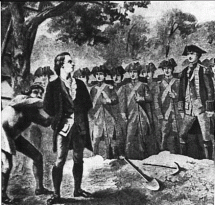 Nathan Hale - Captured by the British