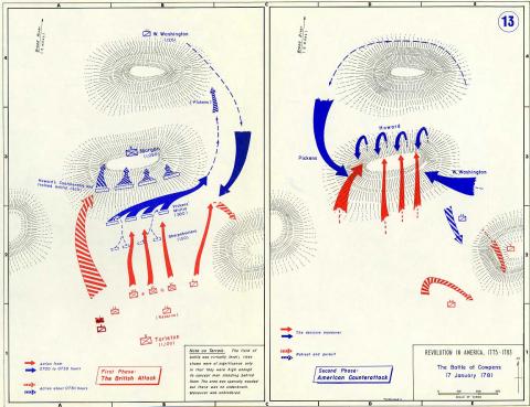 Battle of Cowpens - Map