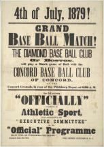 Early Baseball Poster