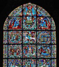 Incarnation Window - 12th Century Glass at Chartres