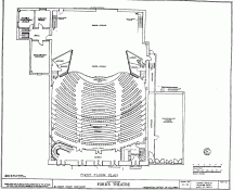 Ford's Theater - Floor Plan