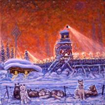 Getman Painting - The Guards Kennel