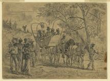 African-American Escapees Approach Union Lines