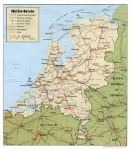 Map of the Netherlands