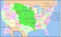 Louisiana Territory - Map Locator