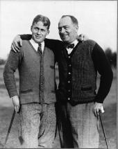 Bobby Jones and his Father