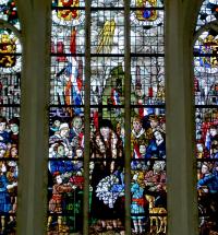 Queen Wilhemina - Stained-Glass at Delft