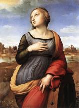 St. Catherine - Painting by Raphael
