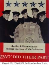 Five Sullivan Brothers Poster - They Did Their Part