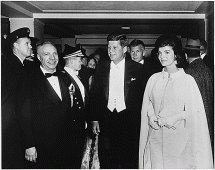 President and Mrs. Kennedy at the Inaugural Ball