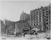 Debris at the Palace Hotel