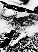 German Plane Bombing Warsaw - September, 1939