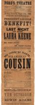 Ford Theater Ticket - Our American Cousin