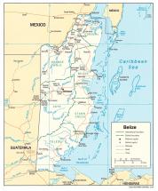 Map - Belize
