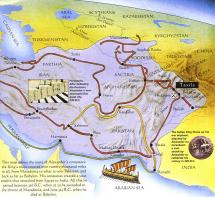 Alexander the Great - Return Route