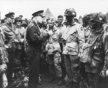 General Eisenhower with Paratroopers