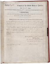 Resolution for the 13th Amendment