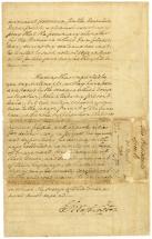 Original Manuscript, Washington's First Inaugural