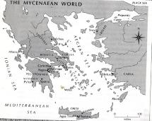 Mycenaean World - Map