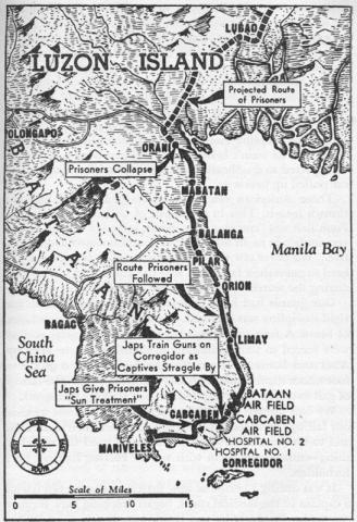 Map - Location of Collapsed Prisoners