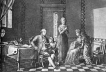 Louis XVI - Time with His Family before Execution