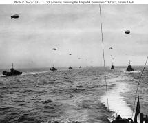 D-Day - Convoy Crossing the English Channel