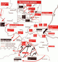 Russian Front Lines - Stalingrad Battle Map