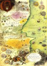Map Depicting Narnia