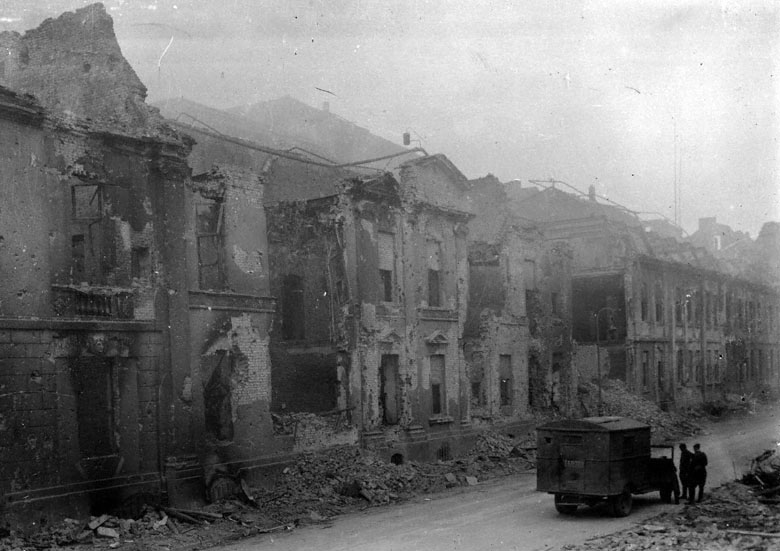 Massively Damaged Gestapo Headquarters