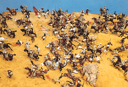omdurman battle diorama model attack soldier waterloo 1898 museum lancers norfolk england 21st depicts charge houghton located awesomestories