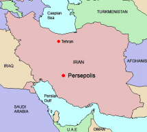 Map of Iran - Location of Persepolis