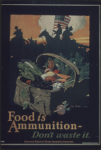 War Poster: Food is Ammunition