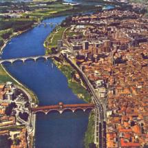 Pavia:  Aerial View
