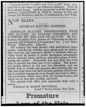 American Slavery Justified - Article
