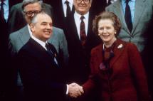 Thatcher and Gorbachev - 1988